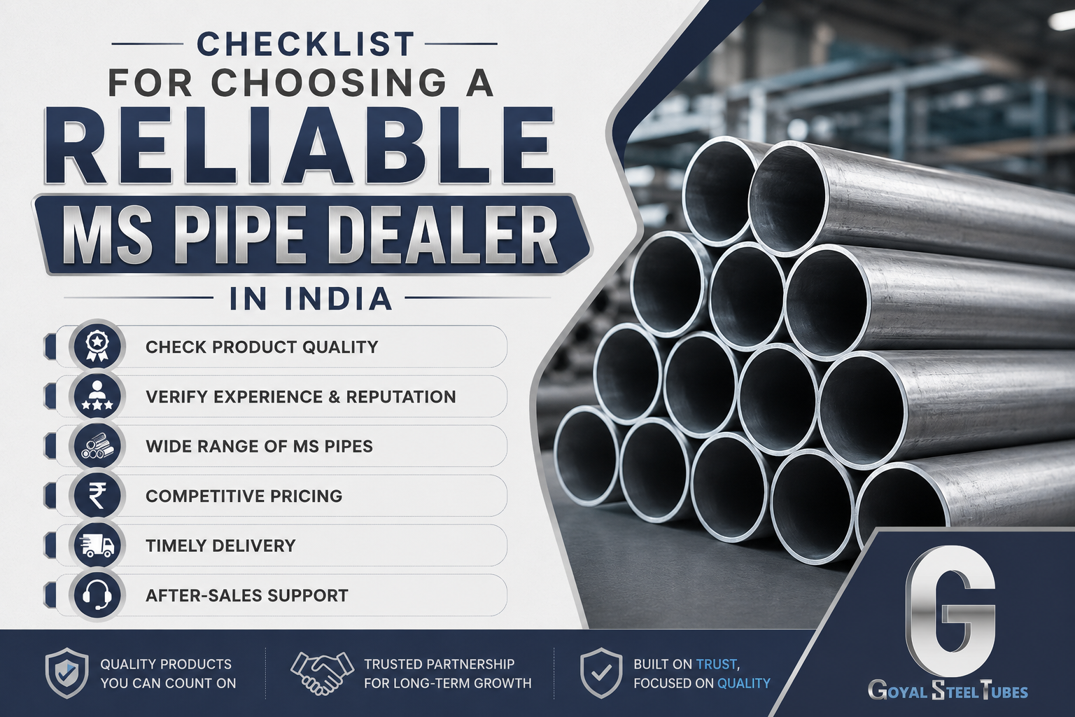 Top 10 Ms Pipe Dealers In India